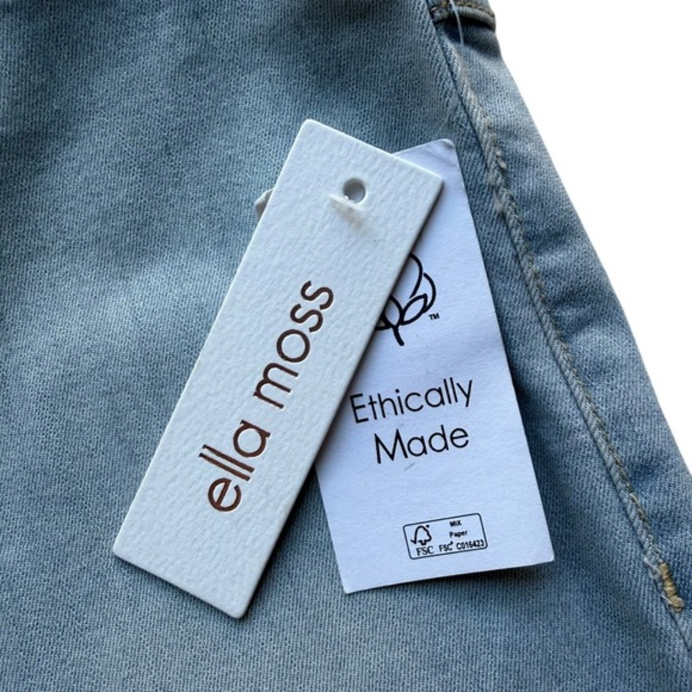 NWT Ella Moss Pull on Flare Bell Bottom Jeans Size 30 - Picture 6 of 9
